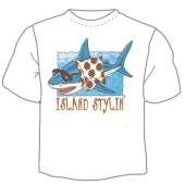 Мужская футболка "Акула трусы" с принтом на сайте mosmayka.ru