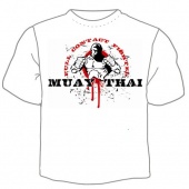 Мужская футболка "Тайский бокс" с принтом