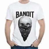 Мужская футболка "Бандит" с принтом