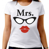 Парная футболка "Мисис"женская с принтом