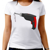 Парная футболка "Не разрушай мне мозг" женская с принтом