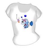 Женская футболка "Рыба" с принтом