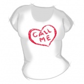 Женская футболка "Поцелуй меня 1" с принтом