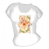 Женская футболка "Цветок" с принтом