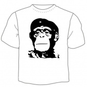 Мужская футболка "Обезьяна-Че Гевара" с принтом