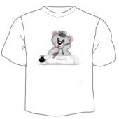Детская футболка "Мишка и письмо" с принтом