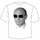 Детская футболка "0699. Футболка "Путин в тёмных очках"" с принтом