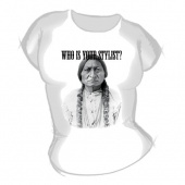 Женская футболка "Индеец" с принтом
