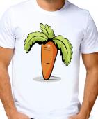 Парная футболка "Морковка"  мужская с принтом