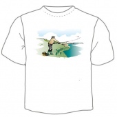 Мужская футболка "Рыбалка" с принтом
