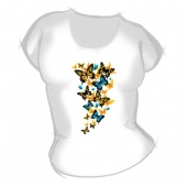 Женская футболка "Бабочки 5" с принтом