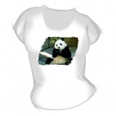 Женская футболка "Панда" с принтом
