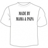 Детская футболка "Made by" с принтом