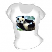 Женская футболка "Панда 1" с принтом