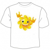 Мужская футболка "Солнышко 1" с принтом