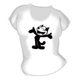 Женская футболка "Мультяшный кот" с принтом