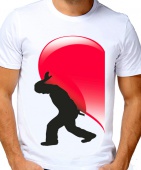 Парная футболка "Сердце 2" мужская с принтом