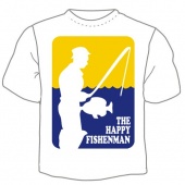Мужская футболка "Рыбак 8" с принтом