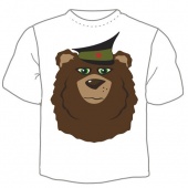 Мужская футболка "Медведь" с принтом