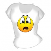 Женская футболка "Смайл 9" с принтом