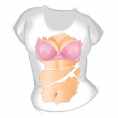 Женская футболка ".Красивое тело 5" с принтом на сайте mosmayka.ru