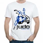 Мужская футболка "Дзюдо 1" с принтом
