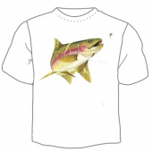 Мужская футболка "Рыба 19" с принтом