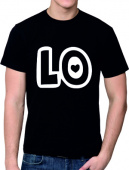 Парная футболка "Любовь 8" мужская с принтом