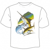 Мужская футболка "Рыбы 25" с принтом