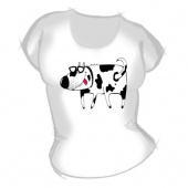 Женская футболка "Собачка 1" с принтом