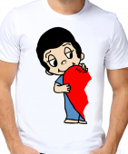 Парная футболка "Love is 2" мужская с принтом