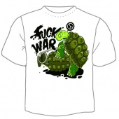 Мужская футболка "Fuck war" с принтом