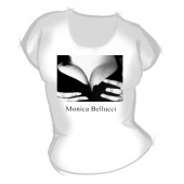 Женская футболка "Моника Беллучи" с принтом