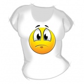 Женская футболка "Смайл 4" с принтом