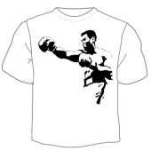 Мужская футболка "Мухамед Али" с принтом на сайте mosmayka.ru