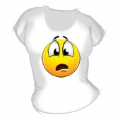 Женская футболка "Смайл 3" с принтом