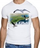 Мужская футболка "Чайки Крым" с принтом