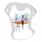 Женская футболка "Картинки 4" с принтом