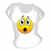 Женская футболка "Смайл 12" с принтом