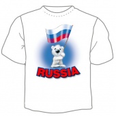 Детская футболка "Россия" с принтом