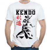 Мужская футболка "Кендо 1" с принтом
