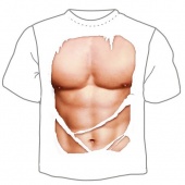 Мужская футболка "Идеальное тело 2." с принтом