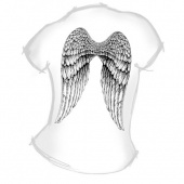 Женская футболка "Крылья" с принтом