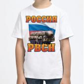 Детская футболка "Россия РВСН" с принтом