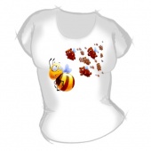 Женская футболка "Пчёлка" с принтом