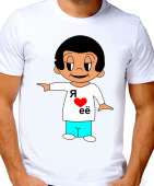 Парная футболка "Я люблю её 5" мужская с принтом