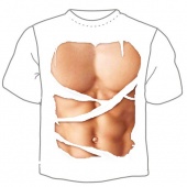 Мужская футболка "Идеальное тело 1" с принтом