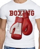 Мужская футболка "Бокс 1" с принтом на сайте mosmayka.ru