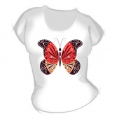 Женская футболка "Бабочка 3" с принтом