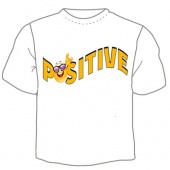 Мужская футболка "Позитив" с принтом